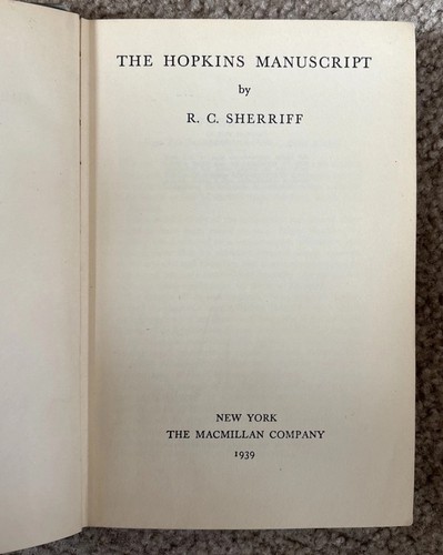 The hopkins manuscript c - hopkins, r.c